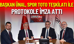 Başkan Ünal, Spor Toto Teşkilatı ile Protokole İmza Attı