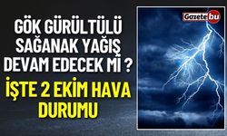 Burdur , Isparta, Antalya Bugün Hava Nasıl Olacak ! İşte 2 Ekim Hava Durumu