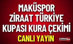 Burdur Makü Spor Ziraat Türkiye Kupası Kura Çekimi Canlı Yayın