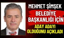 Mehmet Şimşek Burdur Belediye Başkanlığı İçin Aday Adaylığını Açıkladı