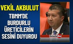 Vekil Akbulut TBMM'de Burdurlu Üreticilerin Sesini Duyurdu