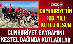 Bucak'ta Cumhuriyet Bayramını Kestel Dağında Kutladılar