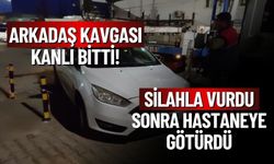 Arkadaş Kavgası Kanlı Bitti! Silahla Vurdu Hastaneye Götürdü