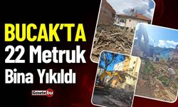 Bucak’ta 22 Metruk Bina Yıkıldı