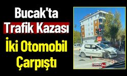 Bucak'ta Trafik Kazası: İki Otomobil Çarpıştı