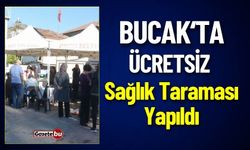 Bucak'ta Ücretsiz Sağlık Taraması Yapıldı