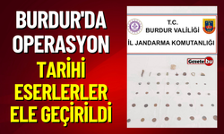 Burdur'da Operasyon: Tarihi Eserlerler Ele Geçirildi