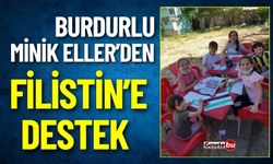 Burdurlu Minik Ellerden Filistin’e Destek