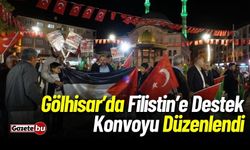 Gölhisar’da Filistin’e Destek Konvoyu Düzenlendi