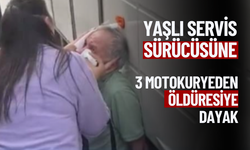 Motokuryelerden Servis Şoförüne Öldüresiye Saldırdı