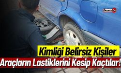 Kimliği Belirsiz Kişiler Araçların Lastiklerini Kesip Kaçtılar