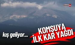 Komşuya İlk Kar Yağdı ! Kış Geliyor !