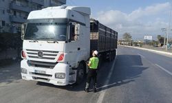 Milas'ta Ağır Tonajlı Araçlara Yönelik Denetim