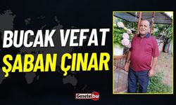 Bucak Vefat: Şaban Çınar Vefat Etmiştir