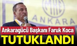 SON DAKİKA - Ankaragücü Başkanı FARUK KOCA Tutuklandı!