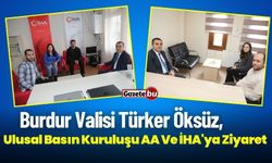 Vali Öksüz'den, Ulusal Basın Kuruluşu AA Ve İHA'ya Ziyaret