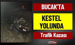 Bucak’ta Kestel Yolunda trafik kazası