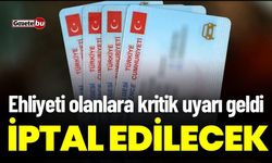 Ehliyet Yenileme İçin Uyarı Geldi! Bunu Yapmayanların İptal Olacak