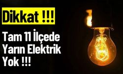 Antalya'da 11 İlçede Yarın Elektrik Yok !!!