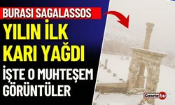 Burdur'da Yılın İlk Karı Yağdı ! Muhteşem Görüntüler Ortaya Çıktı