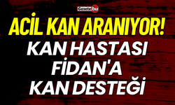 Acil kan aranıyor! Kan hastası Fidan'a kan desteği