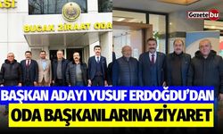 Başkan adayı Yusuf Erdoğdu'dan oda başkanlarına ziyaret