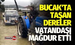 Bucak'ta Taşan Dereler Vatandaşı Mağdur Etti