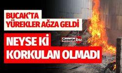 Bucak'ta yürekler ağza geldi! Neyse ki korkulan olmadı...