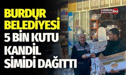 Burdur Belediyesi 5000 Kutu Kandil Simidi Dağıttı