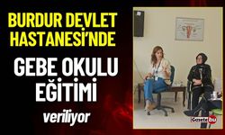 Burdur Devlet Hastanesinde Gebe Okulu Eğitimi Veriliyor