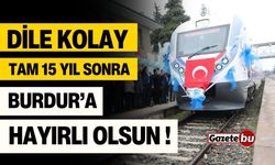 Burdur Tren Garı Tam 15 Yıl Sonra İlk Seferini Gerçekleştirdi