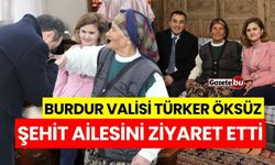 Burdur Valisi Öksüz Şehit Ailelerini Yalnız Bırakmıyor