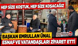 Bucak'ta Başkan Emrullah Ünal Vatandaşlarla Buluşmaya Devam Ediyor