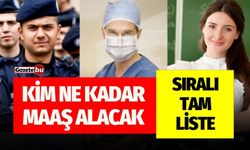 2024'te Kim Ne Kadar Maaş Alacak ? İşte Tam Liste