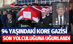 Kore Gazisi askeri törenle son yolculuğuna uğurlandı