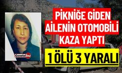 Pikniğe Giden Ailenin Otomobili Kaza Yaptı: 1 Ölü, 3 Yaralı