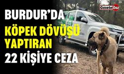 Burdur’da köpek dövüşü yaptıran 22 kişiye ceza!