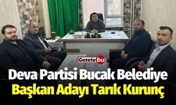 Deva Partisi Bucak Belediye Başkan Adayı Tarık Kurunç