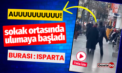 Komşuda Bir Garip Olay! Cadde Ortasında Ulumaya Başladı