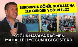 Burdur'da Gönül Sofrası’na ilk günden yoğun ilgi