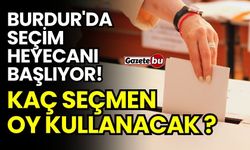 Burdur'da Seçim Heyecanı Başlıyor! Kaç Seçmen Oy Kullanacak ?