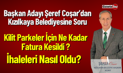 Başkan Adayı Şeref Coşar Kızılkaya Belediyesine Kilit Parke ve İhalelerini Sordu