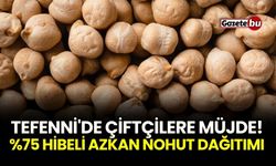 Tefenni'de Çiftçilere Müjde! %75 Hibeli Azkan Nohut Dağıtımı