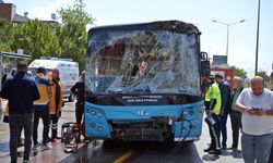 Halk otobüsü kırmızı ışıkta bekleyen araçlara daldı: 7 araç birbirine girdi, 8 yaralı