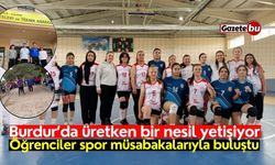 Burdur’da üretken bir nesil yetişiyor: Öğrenciler spor müsabakalarıyla buluştu