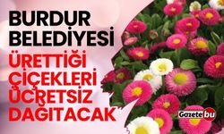 Burdur Belediyesi ürettiği çiçekleri, ücretsiz dağıtacak