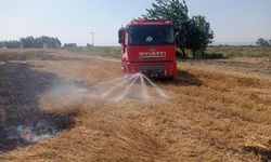 Antakya’da anız yangını söndürüldü