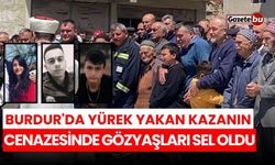 Burdur'da yürek yakan kazanın cenazesinde gözyaşları sel oldu