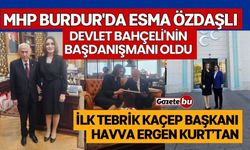 MHP Burdur'da Esma Özdaşlı Devlet Bahçeli'nin Başdanışmanı Oldu