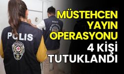 Müstehcen yayın operasyonunda 4 kişi tutuklandı